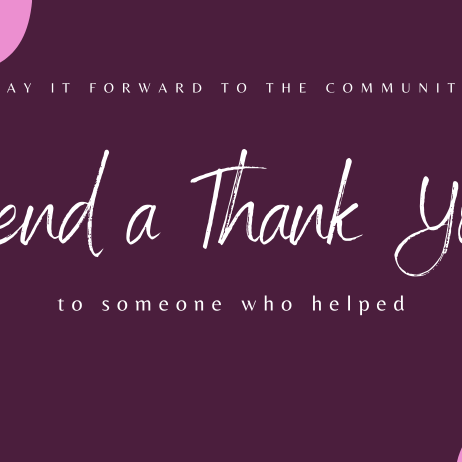 Act of Kindness - Send a Thank You